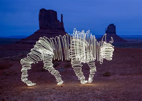 Animal Light Paintings By Darren Pearson Daily Design Inspiration For