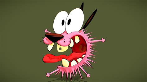 Courage The Cowardly Dog Buy Royalty Free 3d Model By Robin Art Fx