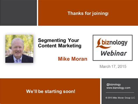 Segmenting Your Content Marketing Biznology Youtube