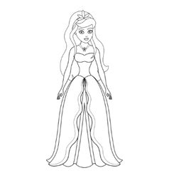 Free Free 234 Princess Outline Svg SVG PNG EPS DXF File