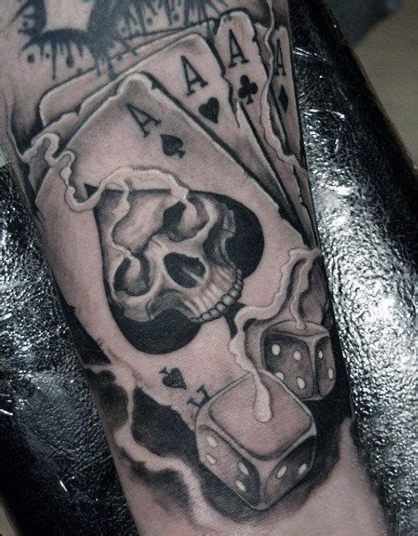May 22, 2012 · playing card tattoo designs playing cards make for some great tattoos and can come in a variety of styles. 75 Dice Tattoos For Men - The Gambler's Paradise Of Life ...