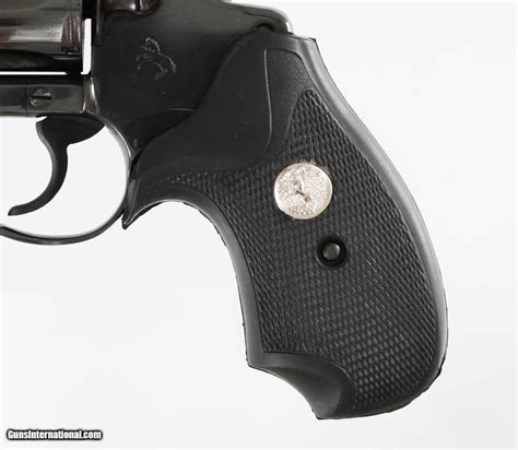Colt Detective Special 38 Spl Blued 2 Rubber Grips 5 Shot