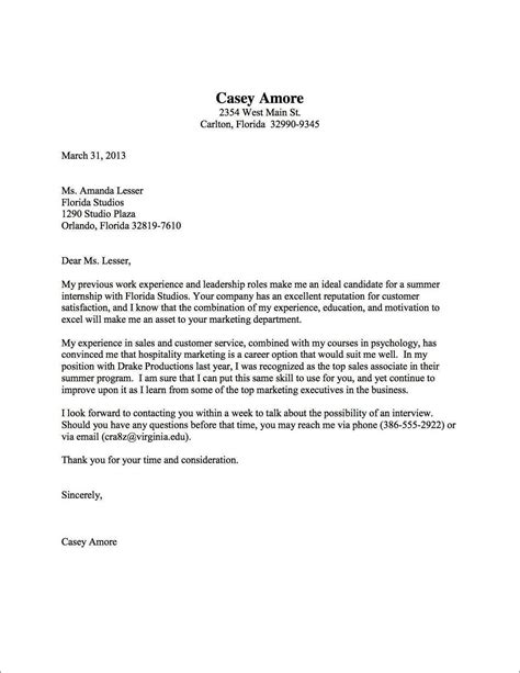 How To Write A Cover Letter Template