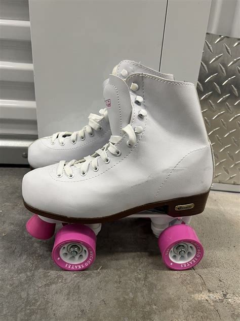 Chicago Womens Classic Roller Skates Premium White Quad Rink Skates