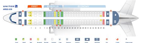 Seat Map Airbus A320 200 United Airlines Best Seats In Plane