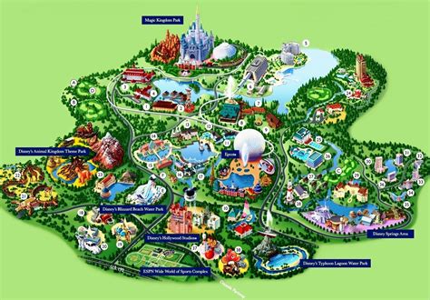 Disney World Blizzard Beach Map