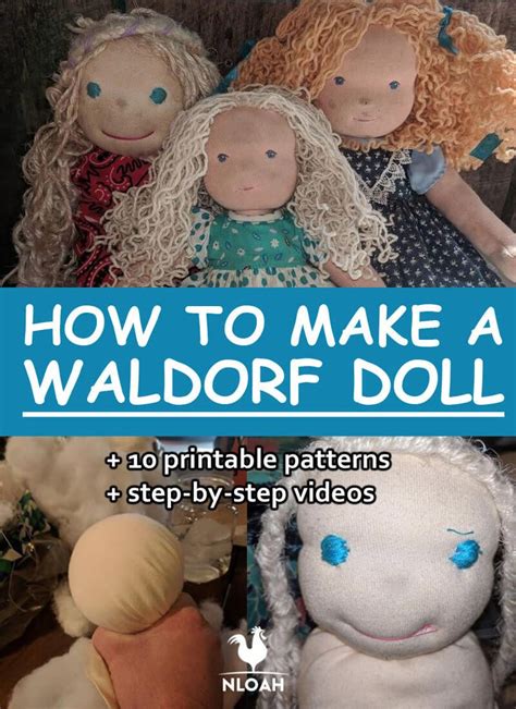 How To Make A Waldorf Doll Free Patterns And Videos In 2020 With