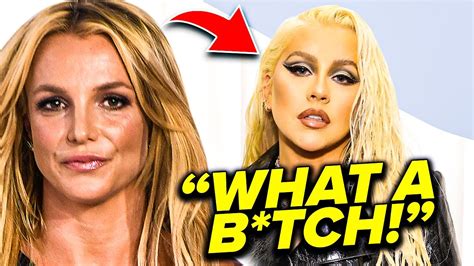 Britney Spears And Christina Aguilera Fighting Again Youtube