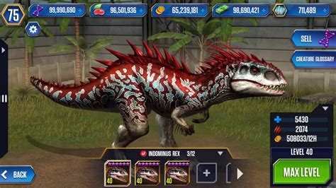 Indominus Rex Boss Jurassic World The Game Alpha 06 Update Hd