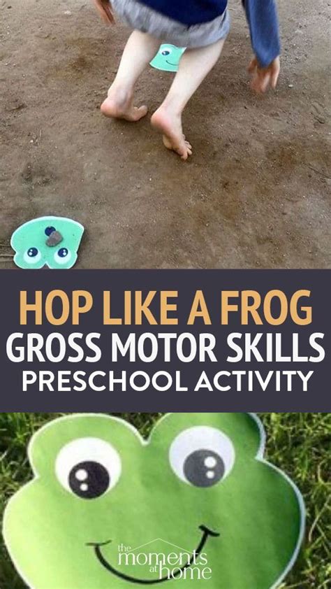 Frog Hop Activity Game Fun Sensory Gross Motor Play Motor Skills