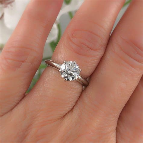 For example, you are interested in buying an expensive ring that everyone admires and is jealous of and you need $1,500 loan.there are benefits to taking engagement ring financing. Tiffany and Co. Round Diamond Engagement Ring 1.23 Carat GVS2 Platinum For Sale at 1stdibs