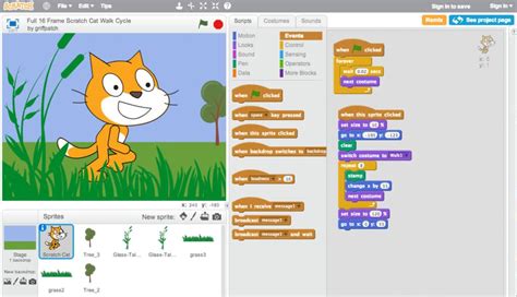 Scratch 20 Interface Saturday Kids Blog