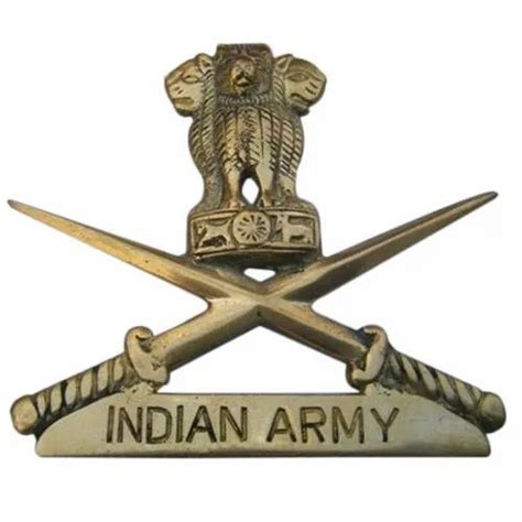 Brass Indian Army Badges At Rs 500piece Army Badges In New Delhi