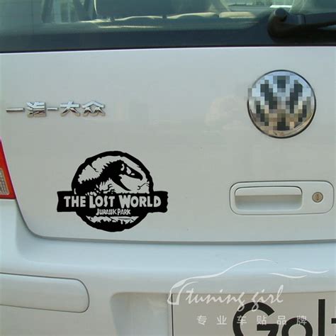 car stickers dinosaur jurassic park the lost world creative decals auto tuning styling