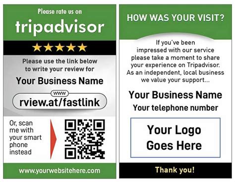 TripAdvisor Review Cards Review Cards Free Delivery