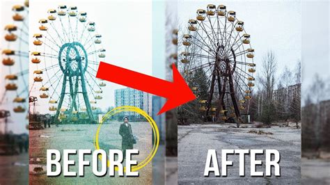 Chernobyl Disaster Explosion Before And After