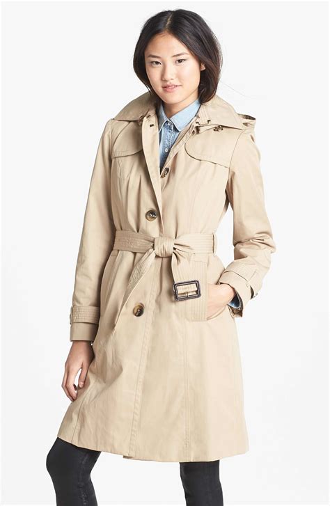 London Fog Trench Coat With Detachable Hood And Liner Petite Online