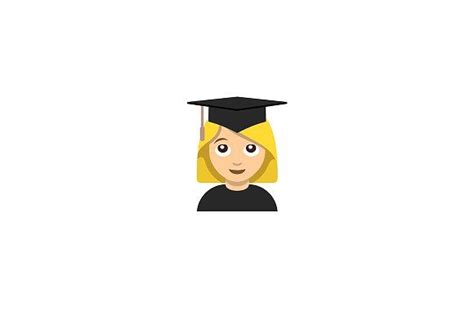 Student Graduation Emoticon Emoticon Student Like Emoji
