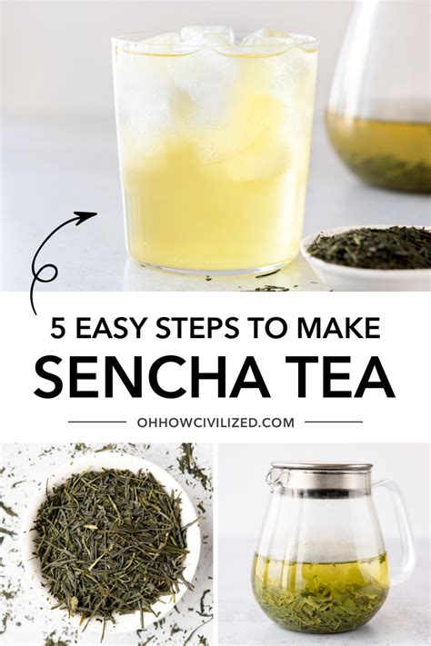 Sencha Tea In 5 Easy Steps Green Tea Recipes Iced Matcha Green Tea