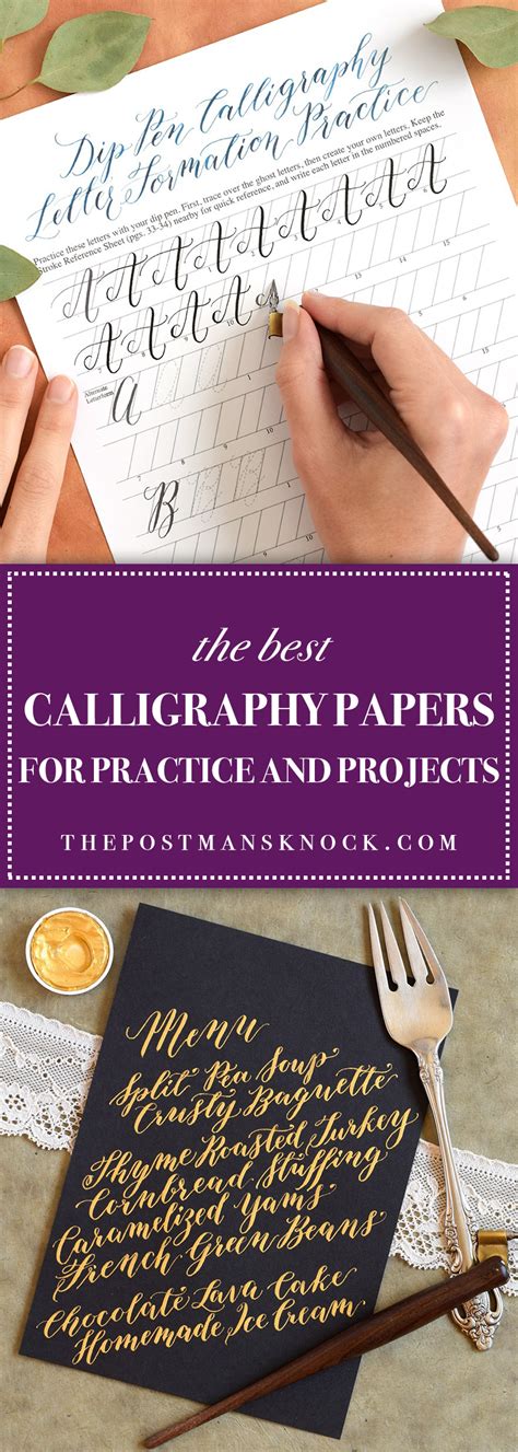 The Best Calligraphy Papers For Practice And Projects