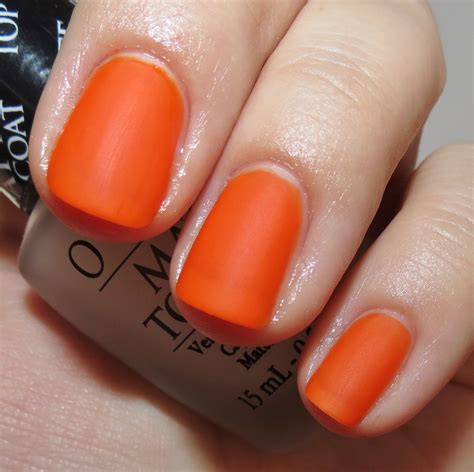 Opi Matte Top Coat Nail Polish Swatches And Review Blushing Noir