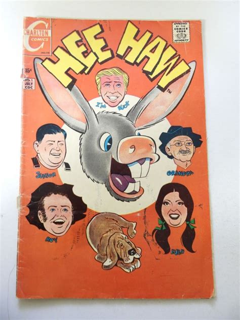 Hee Haw 1 1970 Gd Condition Cover Detached Centerfold Detached