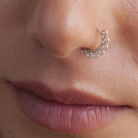 A Personal Favorite From My Etsy Shop Null Unique Nose Rings Nose Rings Hoop Nose Ring