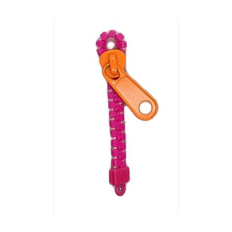 Fidget Small Zipper Orange Pink Wizzon