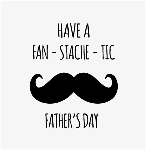 Instant Download Printable Fathers Day Card Moustache Etsy