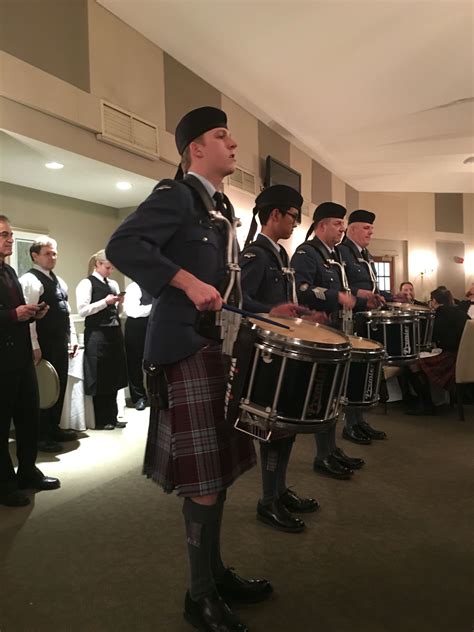 Robbie Burns Day Supper Included The Royal Bagpipes And Drummer Troupe Performance Robbie Burns