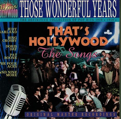 Jp Those Wonderful Years 11 Thats Hollywood ミュージック