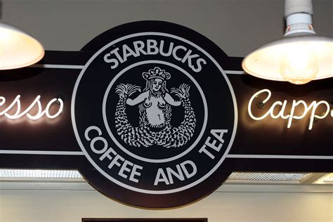 Original Starbucks Sign The Naked Mermaid Niall Kennedy Flickr