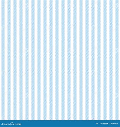 Blue White Striped Fabric Texture Seamless Pattern Stock Vector