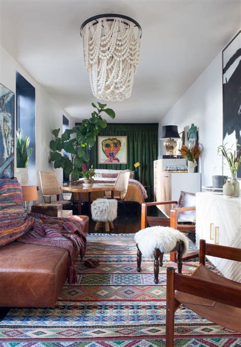 The Secret To Making Your Home Look More Worldly Eclectic Living Room