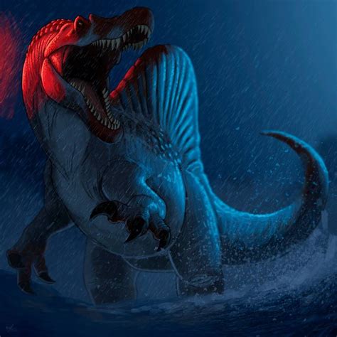 Spinosaurus Jurassic Park 3 Fan Art 3d Model By David