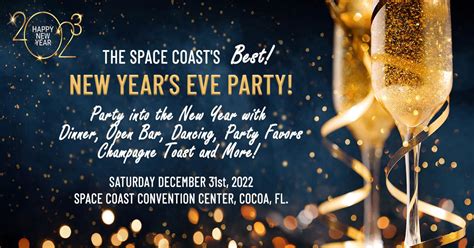 New Years Eve Dinner And Dance Party Brevard County FL Dec PM