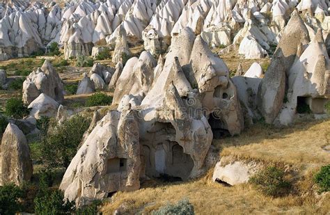 Cappadocian Cave Houses Stock Photo Image Of Erosion 3160574