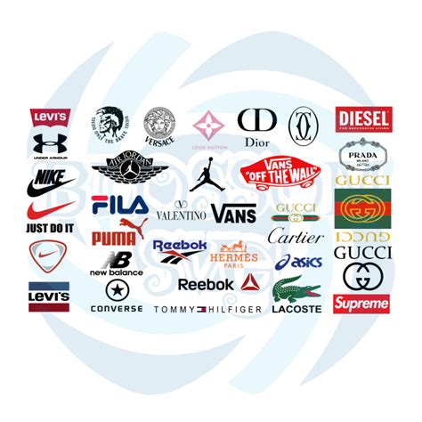 Logo Fashion Brand Bundle Svg Brand Svg Gucci Svg Dior Svg Nike