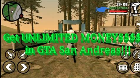 How To Get Unlimited Money In Gta San Andreas Android Game Youtube