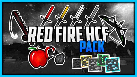 Minecraft Pvp Texture Pack 18x19x Red Fire Hcf Ptxplay Youtube