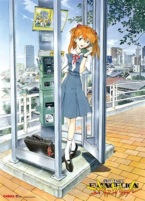 Great Eastern Entertainment Evangelion Asuka Mit Phone Booth Wall