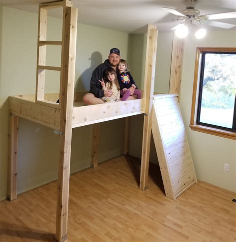 Dad Builds Incredible Tree Fort Inspired Bunk Bed Cottage Life