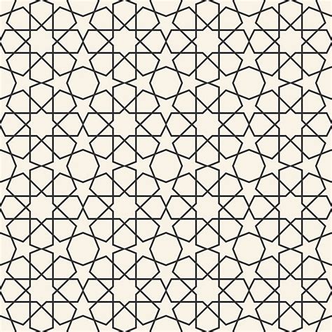 Seamless Islamic Star Pattern Illustrations Royalty Free Vector