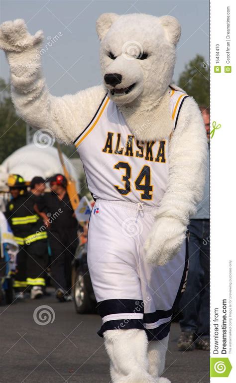 Mascote De Alaska Nanooks Imagem Editorial Imagem De Dias 15484470