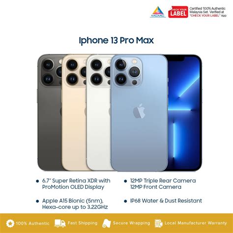 Apple Iphone 13 Pro Max 512gb Price In Malaysia And Specs