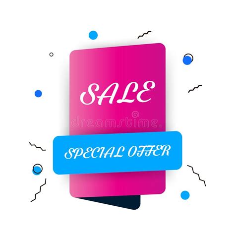 Pink And Blue Minimalist Sale Banner Template Design Big Sale Special