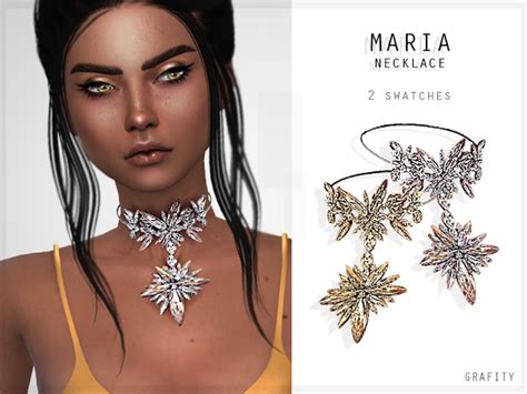Maria Necklace At Grafity Cc Sims 4 Updates