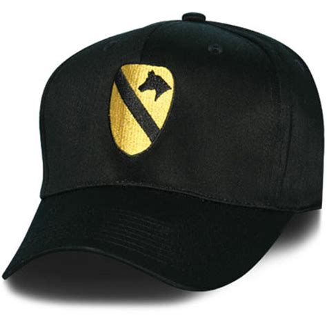 1st Cavalry Direct Embroidered Black Ball Cap North Bay