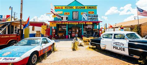 Route 66 Arizona Attractions Map Sights And Famous Stops