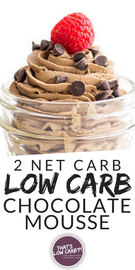 Easy low carb keto chocolate mousse recipe. Low Carb Keto Chocolate Mousse Recipe | Recipes by That's ...